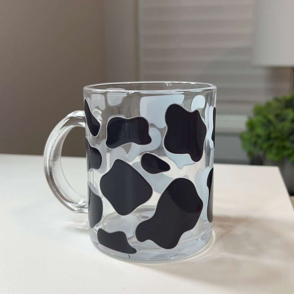 Cow print mug